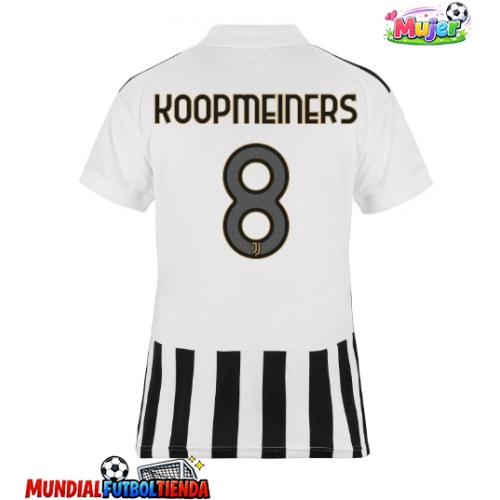 Camiseta Juventus Teun Koopmeiners #8 Primera Equipación Replica 2026-27 para mujer mangas cortas